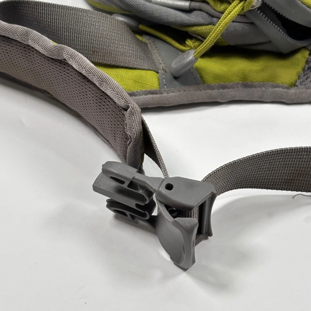 REI Unisex Small ULTRA Dog Pack Hiking Harness Saddlebag Green Grey Reflective